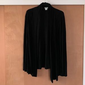 Maternity open front sweater cardigan | black size small | Motherhood Maternity